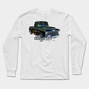 1955 Chevrolet 3200 Stepside Pickup Truck Long Sleeve T-Shirt